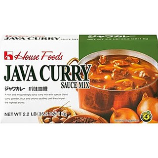 HOUSE จาวา เคอรี่ มิกซ์  1kg HOUSE JAVA Curry Mix 1kg เครื่องแกงกะหรี่ญี่ปุ่น แกงกะหรี่กึ่งสำเร็จรูป