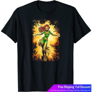 Marvelเสื้อยืดยอดนิยม Marvel X-Men Jean Grey Phoenix Force T-Shirt Marvel Popular T-shirts