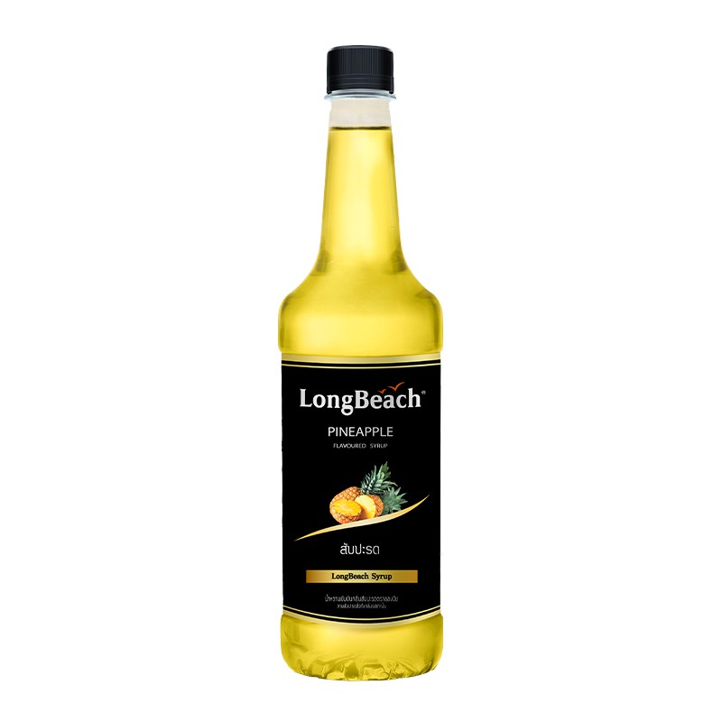 EXP เดือน 5/2026 ลองบีชไซรัปสับปะรด 740 มล. LongBeachPineappleSyrup 740 ml.รหัส 