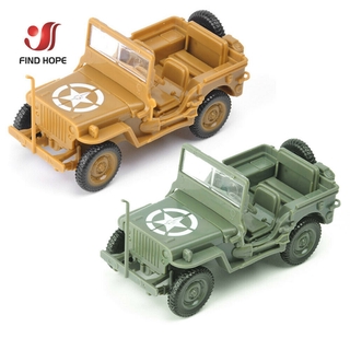 โมเดลรถยนต์ 1/48 US Willys Jeep WW2 GP 1940