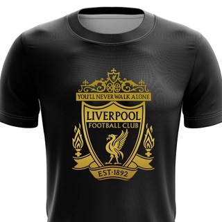 เสื้อยืด ลาย Liverpool FC แบบแห้งเร็ว ไซซ์ XS - 7XL