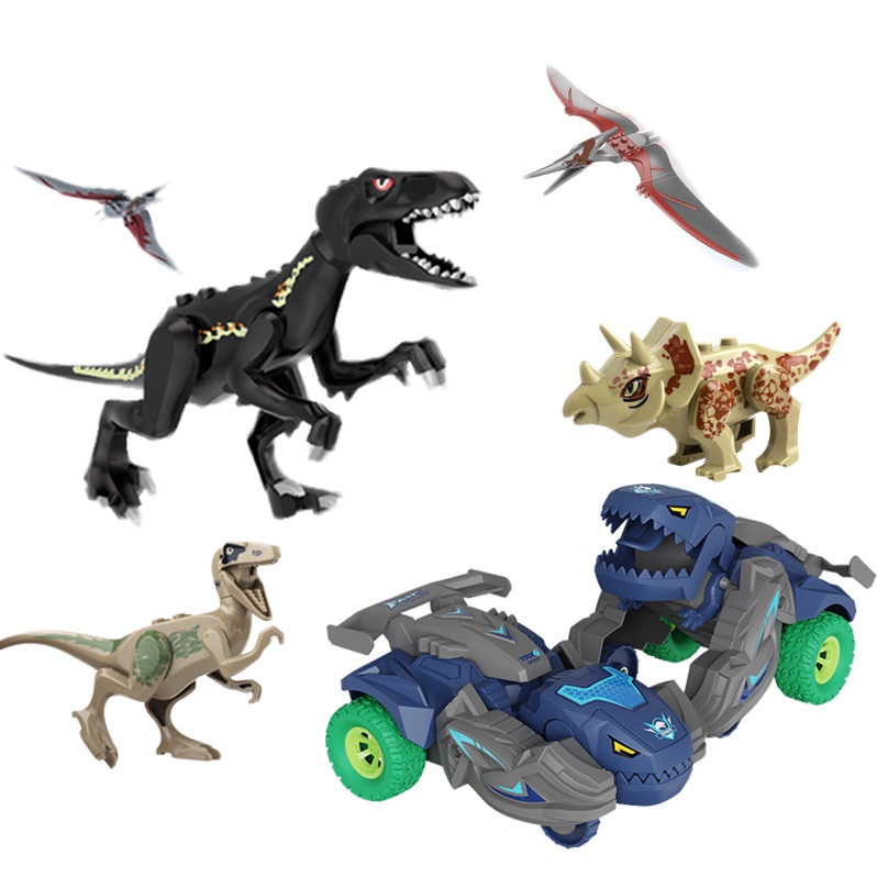 ส่งภายใน48ชม jurassicworld legoของเล่นเด็ก ของเล่นเสริมพัฒนาการ เลโก้จูลาสสิคเวิลด ไดโนเสาร์ของเล่นเด็กKLJM