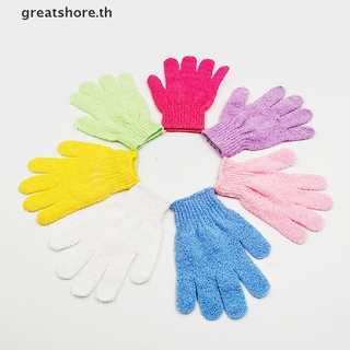 【greatshore】ถุงมือขัดผิว ขัดผิวกาย เพื่อความต้านทาน