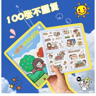 STICKER BOX SET 100 แผ่น ลายไดโน