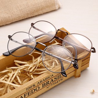 แว่นตาสีเมทัลลิก Retro Optical Eyeglasses