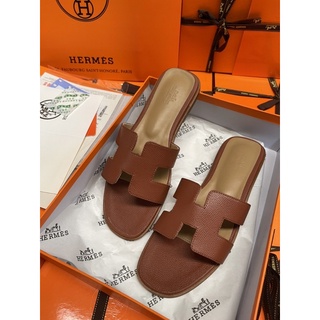 💫รองเท้าแตะผู้หญิงHERMES”งาน Original+กล้อง+ใบเสร็จ+ถุงกระดาษ+การ์ด+รับประกันสินค้าตรงปกตรงสีตรงไซ