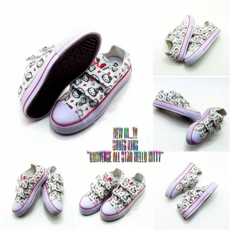 Hello kitty outlet converse velcro