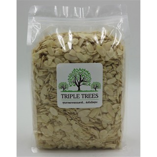 อัลมอนด์สไลด์อบธรรมชาติ KETO Almond Sliced Roasted เกรด A จาก Triple Trees