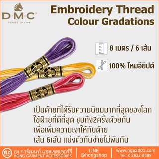 ไหม DMC Colour Gradations #117MC สีเหลือบ mouline special