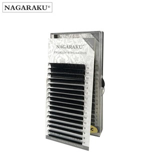 NAGARAKU ขนตาพรีเมี่ยม ธรรมชาติ สังเคราะห์ 16 แถว ขนาด 7-15 มม.