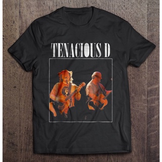 เสื้อยืดโอเวอร์ไซส์เสื้อยืด พิมพ์ลาย Tenacious D สําหรับผู้ชายS-4XL