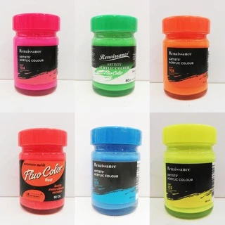 สีอะคริลิค Renaissance สะท้อนแสง 20,60 ml.