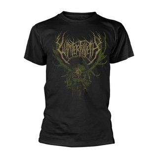 เสื้อยืดผ้าฝ้ายพิมพ์ลายแฟชั่น เสื้อยืดผ้าฝ้าย พิมพ์ลาย Winterfylleth the green licensed man สําหรับผู้ชาย