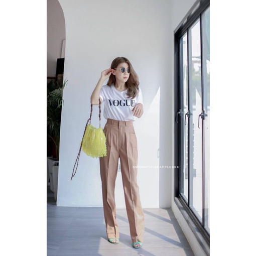 กางเกงลินินทรงบอยเอวสูง งานสวยทรงสวย - รูปที่ 7