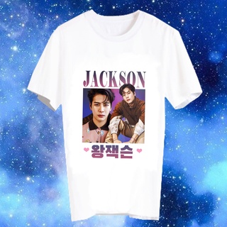 เสื้อยืดสีขาว สั่งทำ เสื้อยืด Fanmade เสื้อแฟนเมด เสื้อยืดคำพูด เสื้อแฟนคลับ JKSW7 แจ็คสัน หวัง Jackson Wang