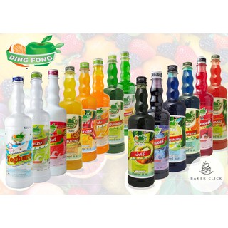 ราคาติ่งฟง (DingFong) น้ำผลไม้ หลากหลายรส  760ml