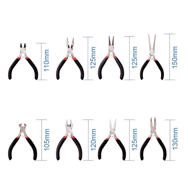 8PCS/SET Beading Jewelry Tools Kit Equipment Jewelry Plier Sets