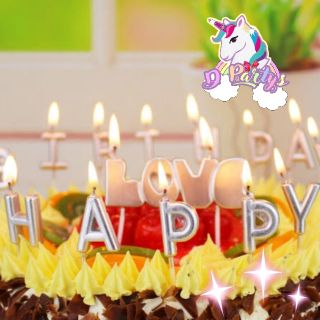 เทียนhappy birthday เทียนวันเกิด เทียนparty เทียนปาร์ตี้ happy birthday candle 🎂🎆