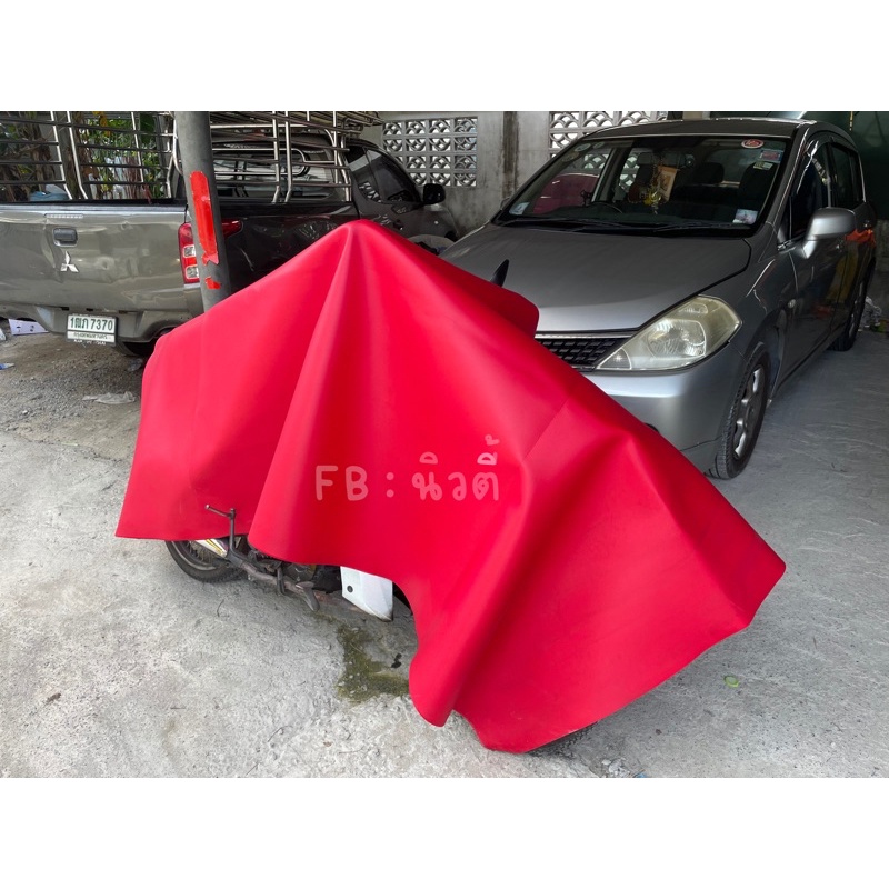 ผ้ายางพารา ผ้าใบยาง ผ้ายางอเนกประสงค์ ขนาด 1.4x2.4 ม. กราวชีท กันแดด กันฝน กันน้ำ100% - รูปที่ 3