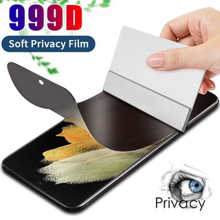 Hydrogel Privacy Soft Film Full Cover Screen Protector For Samsung Galaxy S23 S22 S21 S20 Ultra S10 S9 S8 Plus Note 20 10 Plus A14 A24 A34 A54 A73 A53 A33 A13 A23 A52 A72 A32 A22 A31 A51 A71 A12 A02S A03S