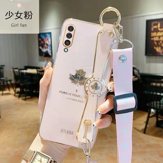 เคสโทรศัพท์มือถือ หรูหรา พร้อมสายคล้องมือ และสายคล้อง สําหรับ Samsung Galaxy S10 S10 Plus S20 S20 Plus S20 Ultra S20 FE A31 A20 A30