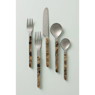 Clear the table พร้อมส่งของแท้!!! เซตช้อนส้อมมีดทานหารอาหาร ของAnthropologie Piet Flatware  set of 5