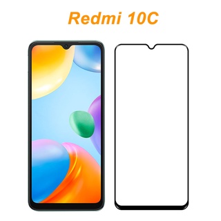 Redmi 10C 10A HD เต็มรูปแบบ ฟิล์มกระจกนิรภัย ป้องกันหน้าจอ