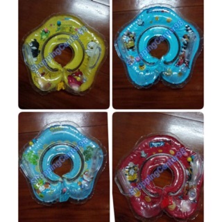 ห่วงยางสวมคอเด็ก คละสี คละลาย
