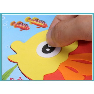 TOY634-DIY ภาพสติกเกอร์โฟม/Pattern in Cartoon Animals and Person