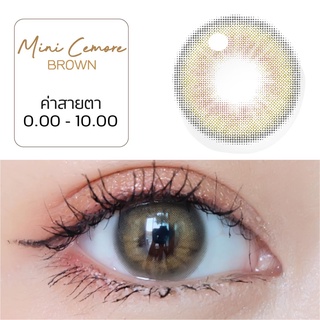 คอนแทคเลนส์ คิตตี้ คาวาอิ Mini Cemore Brown ค่าสายตา