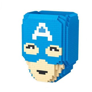 LOZ เลโก้จิ๋ว iBlockFun Pencil vases Captain America (รหัสสินค้า 9223)