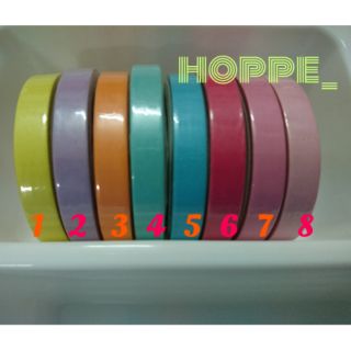 masking tape/washi tape ขนาดเล็ก สีพาสเทล จากญี่ปุ่น