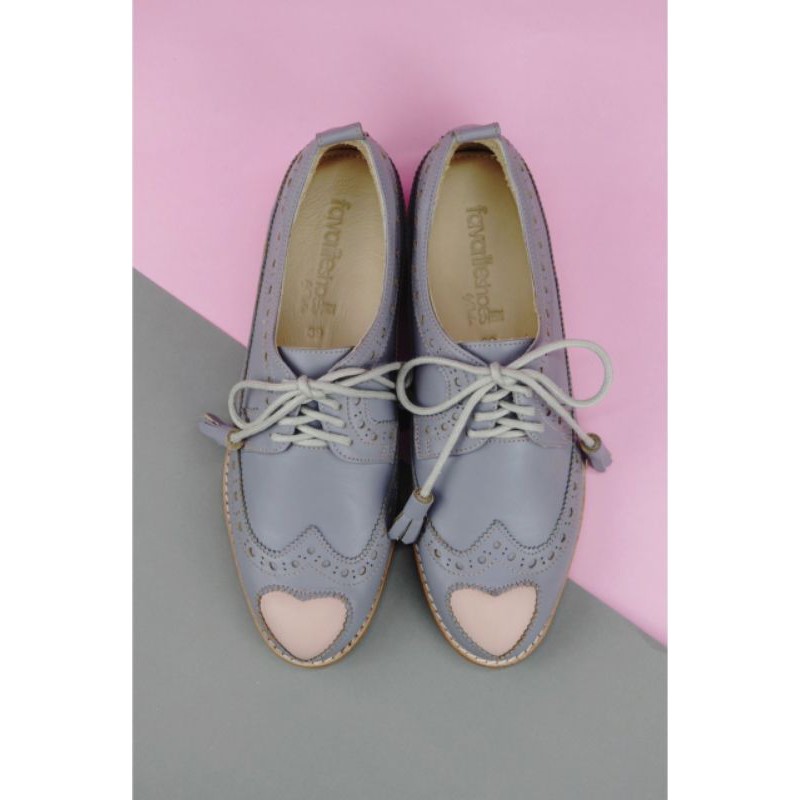 รองเท้าหนังวัวแท้มือหนึ่ง size 40 Oxford Favorite shoes by Picha