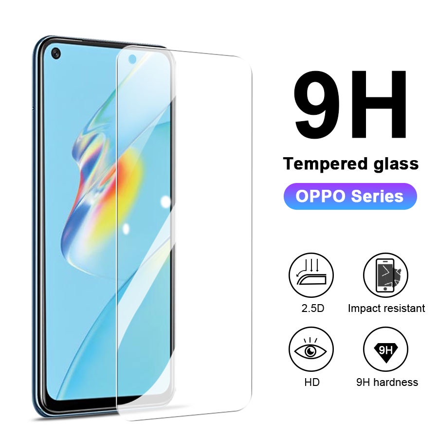 กระจกนิรภัย กันรอยหน้าจอ สำหรับ คุณภาพสูง OPPO A60 A18 A28 F5 F7 F9 F11 Pro A5 A3S A7 A12 A5S AX5s A