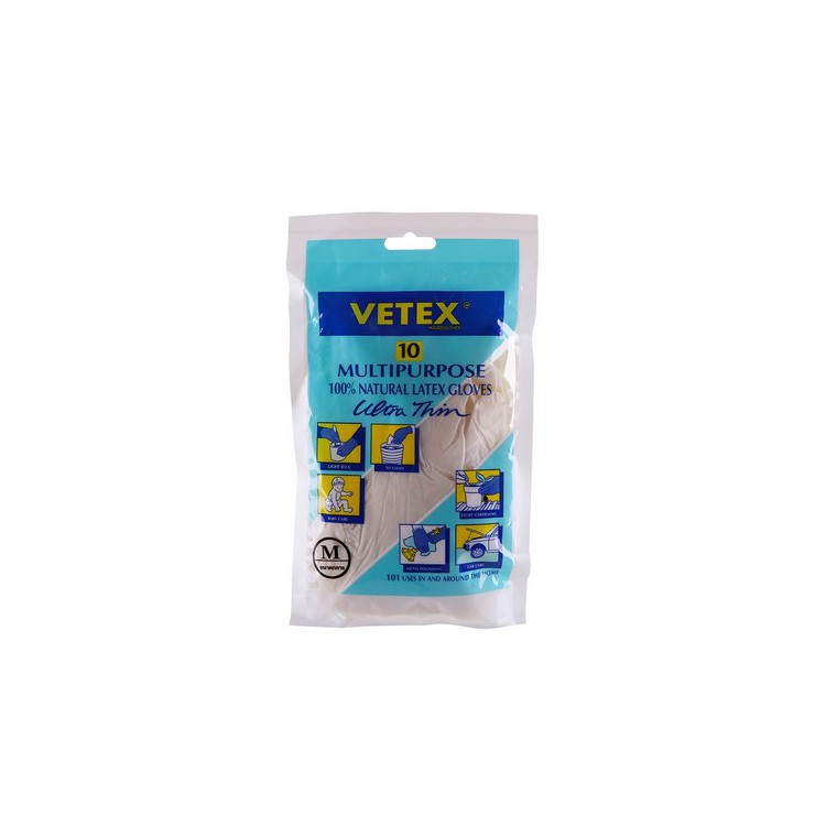 ถุงมือยาง อเนกประสงค์ (M) VETEX | VETEX | อุปกรณ์ทำความสะอาด อุปกรณ์ ...