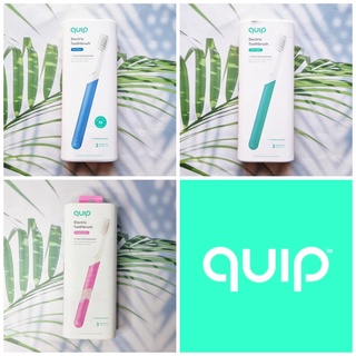 (quip®)  Electric Toothbrush แปรงสีฟัน แบตเตอรี่ Sonic Bristles แปรงสีฟันโซนิค ขนแปรงนุ่ม