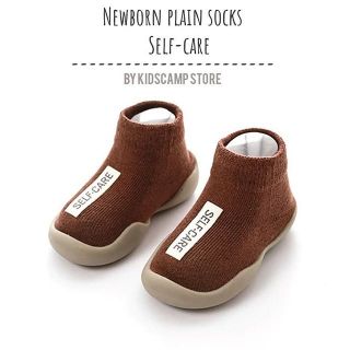 รองเท้าหัดเดิน​ Newborn plain socks self-care