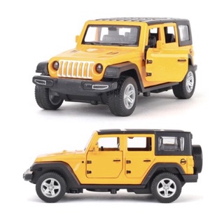 โมเดลรถเหล็ก 1:32 HUMMER H2 SUT SUV สีเหลือง พร้อมกล่อง