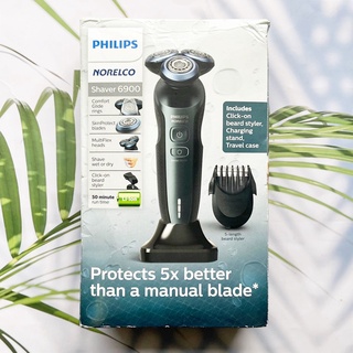 ฟิลิปส์ เครื่องโกนหนวด Norelco Electric Shaver 6900 Wet &amp; dry S6810/82 (Philips®)