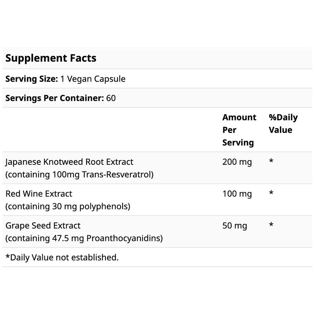 MRM Resveratrol 100mg 60 แคปซูล วีแกน thumbnail 6