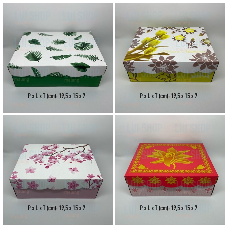 CAKE BOX 19.5cmx15cm R7 PRINT 310gr Kbar What is What is