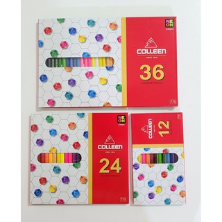 Colleen สีไม้คอลลีน 12 / 24 / 36 สีไม้คลอลีน ของแท้ พร้อมส่ง Colleen 12 / 24 / 36 Colored Pencils