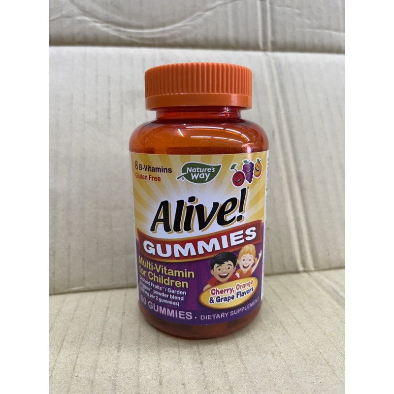 วิตามินรวมสำหรับเด็กแบบเยลลี่ กินง่าย นำเข้าจากอเมริกา🇺🇸 Alive multivitamin gummies for children