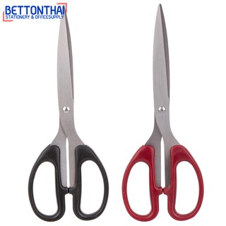 Deli 6010 Scissors stainless steel กรรไกรสแตนเลส ขนาด 210 mm (8 1/4 นิ้ว) คละสี 1 ชิ้น ยี่ห้อ Deli กรรไกร office school