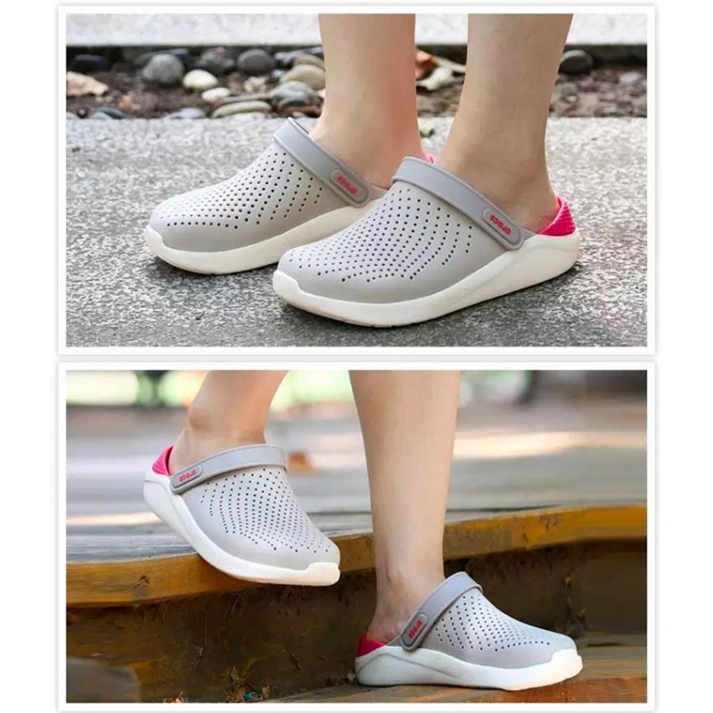（พร้อมส่ง）ขาย crocs Literide พรีเมี่ยมของแท้รองเท้า (อย่างเป็นทางการ)รองเท้าชายหาด