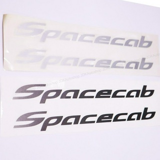 1 คู่ sticker สติ๊กเกอร์ Spacecab ติดข้างประตู สำหรับ อีซูซุ ดีแม็กซ์ ISUZU D-MAX 2012-2018