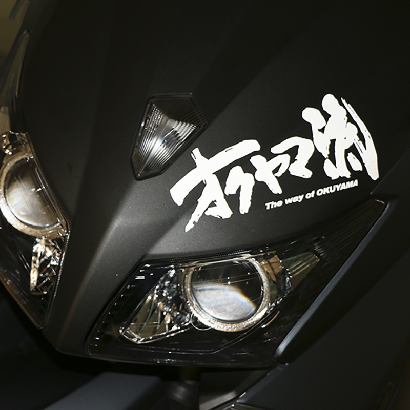 สติกเกอร์สะท้อนแสงกลวง JDM HF hellaflush OKUYAMA Rapid ดัดแปลงญี่ปุ่น