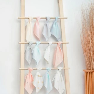 Granny Ben ผ้าเช็ดหน้าใยเทนเซล TENCEL™ Muslin Napkin จำนวน 5 ชิ้น