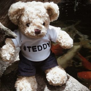 (ส่งฟรีEms) หมีTeddy Bear ใส่เสื้อ+กางเกง สกรีนชื่อได้