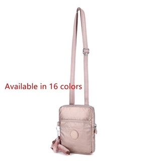 16 สี【PROMO 2020 สไตล์ใหม่】Kipling-12582 กระเป๋าสะพายไหล่ ผ้าไนล่อน สําหรับผู้หญิง